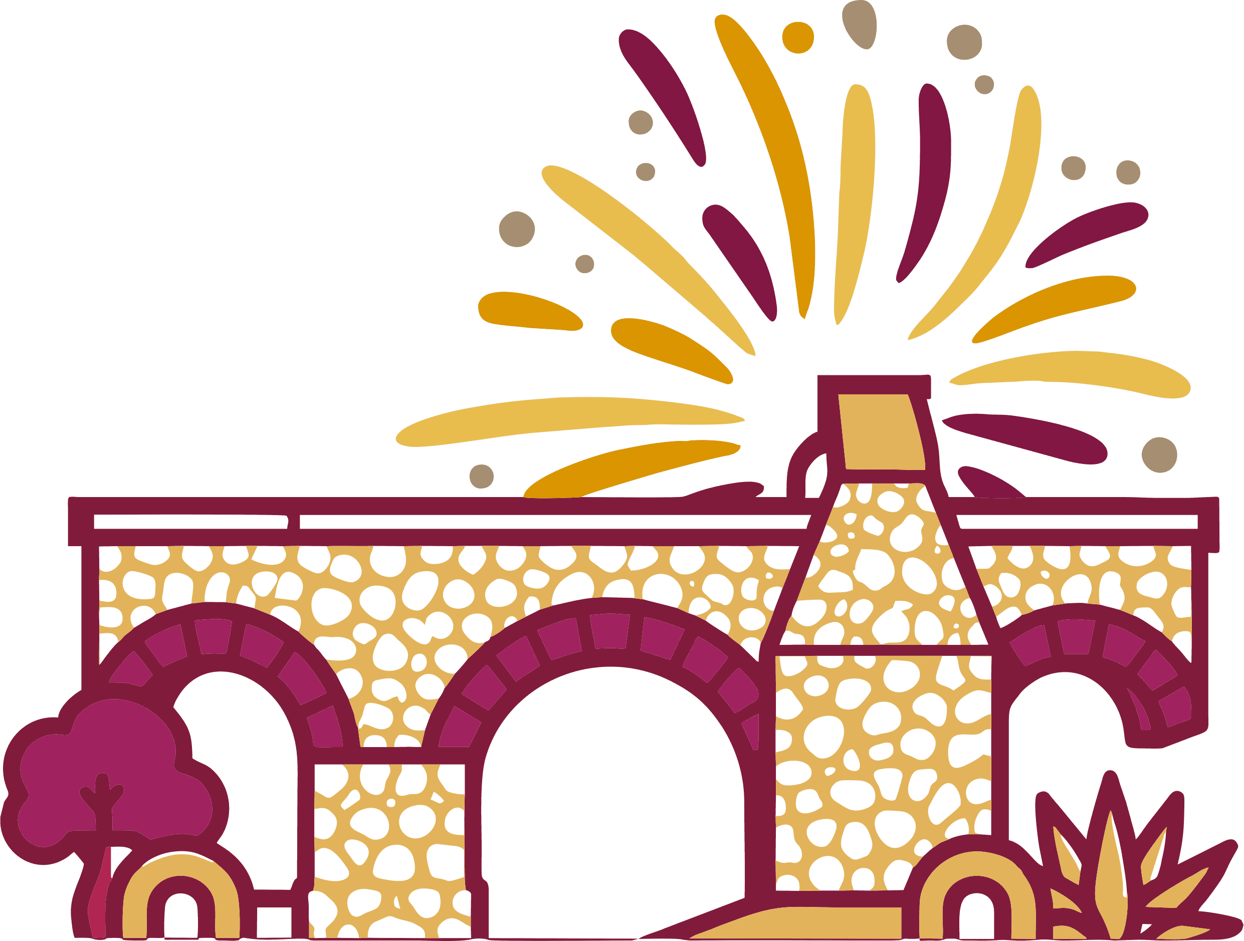 Silueta decorativa de Tecozautla